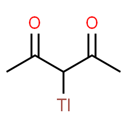 ChemSpider 2D Image | (2,4-Dioxo-3-pentanyl)thallium | C5H7O2Tl