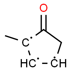 ChemSpider 2D Image | 1-Methyl-5-oxo-1,2,3-cyclopentanetriyl | C6H7O