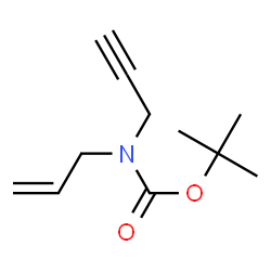 ChemSpider 2D Image | tert-Butyl allyl(prop-2-yn-1-yl)carbamate | C11H17NO2