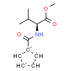 ChemSpider 2D Image | 1-{[(2S)-1-Methoxy-3-methyl-1-oxo-2-butanyl]carbamoyl}-1,2,3,4,5-cyclopentanepentayl | C12H16NO3