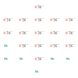 ChemSpider 2D Image | Carbon monooxide - rhodium (8:3) | C16O16Rh6
