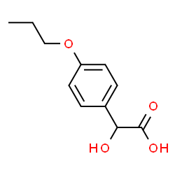 ChemSpider 2D Image | 4-Propoxymandelic acid | C11H14O4