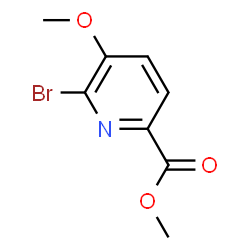 ChemSpider 2D Image | Methyl 6-bromo-5-methoxypicolinate | C8H8BrNO3