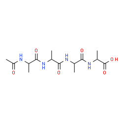 ChemSpider 2D Image | N-Acetylalanylalanylalanylalanine | C14H24N4O6