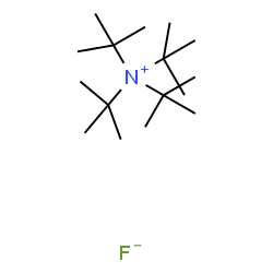 ChemSpider 2D Image | 2-Methyl-N,N,N-tris(2-methyl-2-propanyl)-2-propanaminium fluoride | C16H36FN
