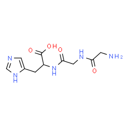 ChemSpider 2D Image | Glycylglycylhistidine | C10H15N5O4