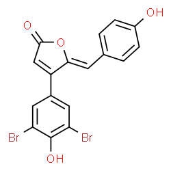 ChemSpider 2D Image | rubrolide D | C17H10Br2O4