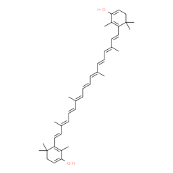 ChemSpider 2D Image | 3,3',4,4'-Tetradehydro-beta,beta-carotene-4,4'-diol | C40H52O2