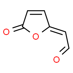 ChemSpider 2D Image | (2Z)-(5-Oxo-2(5H)-furanylidene)acetaldehyde | C6H4O3