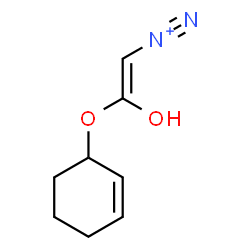 ChemSpider 2D Image | (E)-2-(2-Cyclohexen-1-yloxy)-2-hydroxyethenediazonium | C8H11N2O2
