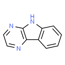 ChemSpider 2D Image | 5H-Pyrazino[2,3-b]indole | C10H7N3