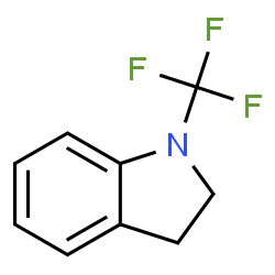 ChemSpider 2D Image | 1-(Trifluoromethyl)indoline | C9H8F3N