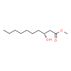ChemSpider 2D Image | Methyl (3R)-3-hydroxydecanoate | C11H22O3