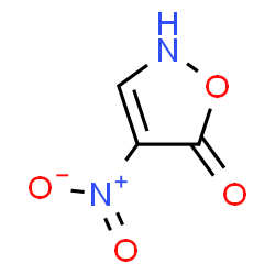 ChemSpider 2D Image | 4-Nitro-1,2-oxazol-5(2H)-one | C3H2N2O4