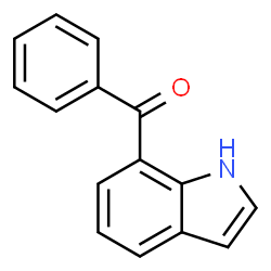 ChemSpider 2D Image | 7-benzoylindole | C15H11NO