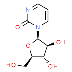 ChemSpider 2D Image | 1-(beta-D-Arabinofuranosyl)-2(1H)-pyrimidinone | C9H12N2O5