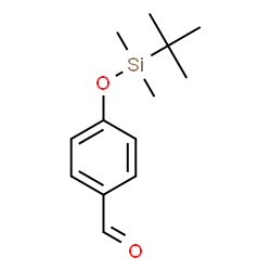ChemSpider 2D Image | 4-[(tert-Butyldimethylsilyl)oxy]benzaldehyde | C13H20O2Si