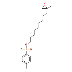 ChemSpider 2D Image | 9-(2-Methyl-2-oxiranyl)nonyl 4-methylbenzenesulfonate | C19H30O4S