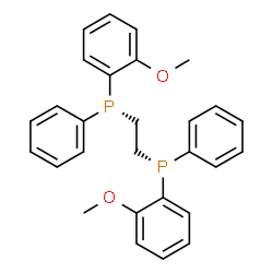 ChemSpider 2D Image | (R,R)-Ethylenebis[(2-methoxyphenyl)phenylphosphine] | C28H28O2P2