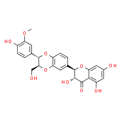 ChemSpider 2D Image | ISOSILYBIN B | C25H22O10
