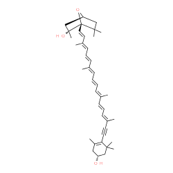 ChemSpider 2D Image | Cyclodiadinoxanthin | C40H54O3