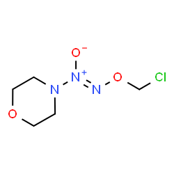 ChemSpider 2D Image | 4-[(Z)-(Chloromethoxy)-NNO-azoxy]morpholine | C5H10ClN3O3