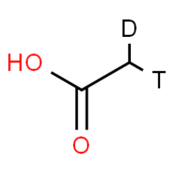 ChemSpider 2D Image | (2-~2~H_1_,2-~3~H_1_)Acetic acid | C2H2DTO2