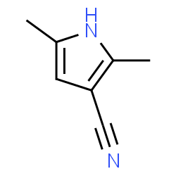 ChemSpider 2D Image | 2,5-Dimethyl-1H-pyrrole-3-carbonitrile | C7H8N2