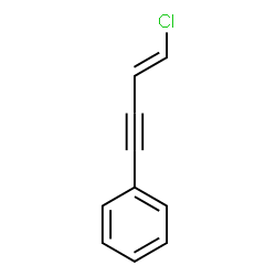 ChemSpider 2D Image | [(3E)-4-Chloro-3-buten-1-yn-1-yl]benzene | C10H7Cl