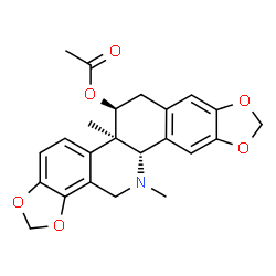 ChemSpider 2D Image | (14beta)-O~11~-Acetyl-13-methylchelidonine | C23H23NO6