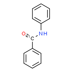 ChemSpider 2D Image | N-Phenyl(carbonyl-~11~C)benzamide | C1211CH11NO