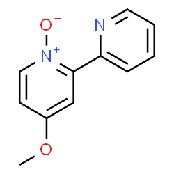ChemSpider 2D Image | 4-Methoxy-2-(2-pyridinyl)pyridine 1-oxide | C11H10N2O2