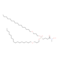 ChemSpider 2D Image | Bis[3-(hexadecyloxy)propyl] {4-[hydroxy(methyl)amino]-4-oxobutyl}phosphonate | C43H88NO7P