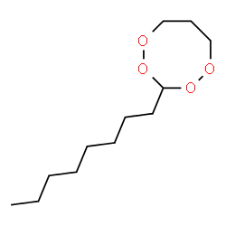 ChemSpider 2D Image | 3-Octyl-1,2,4,5-tetroxocane | C12H24O4