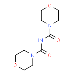 ChemSpider 2D Image | N-(4-Morpholinylcarbonyl)-4-morpholinecarboxamide | C10H17N3O4