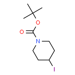 ChemSpider 2D Image | 1-BOC-4-iodo-piperidine | C10H18INO2