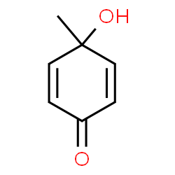 ChemSpider 2D Image | 4-Hydroxy-4-methyl-2,5-cyclohexadien-1-one | C7H8O2