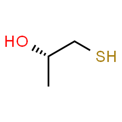 ChemSpider 2D Image | (2S)-1-Sulfanyl-2-propanol | C3H8OS