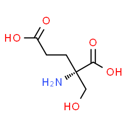 ChemSpider 2D Image | 2-(Hydroxymethyl)-D-glutamic acid | C6H11NO5