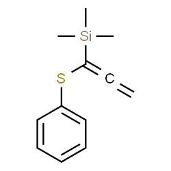 ChemSpider 2D Image | Trimethyl[1-(phenylsulfanyl)propadienyl]silane | C12H16SSi