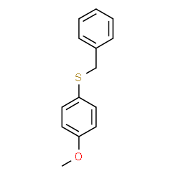 ChemSpider 2D Image | 1-(Benzylsulfanyl)-4-methoxybenzene | C14H14OS