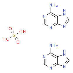 ChemSpider 2D Image | Adenine hemisulfate | C10H12N10O4S