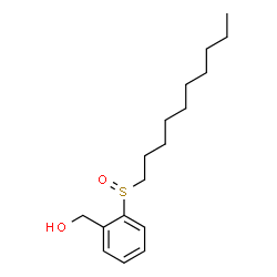 ChemSpider 2D Image | [2-(Decylsulfinyl)phenyl]methanol | C17H28O2S