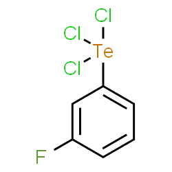 ChemSpider 2D Image | 1-Fluoro-3-(trichloro-lambda~4~-tellanyl)benzene | C6H4Cl3FTe