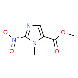 ChemSpider 2D Image | Methyl 1-methyl-2-nitro-1H-imidazole-5-carboxylate | C6H7N3O4