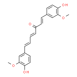 ChemSpider 2D Image | 1,7-bis(4-hydroxy-3-methoxyphenyl)-1,4,6-heptatrien-3-one | C21H20O5