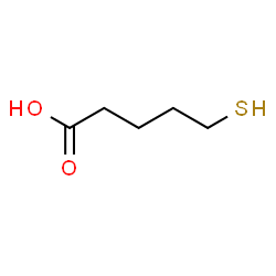 ChemSpider 2D Image | 5-Sulfanylpentanoic acid | C5H10O2S