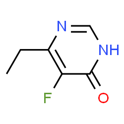 ChemSpider 2D Image | 6-Ethyl-5-fluoro-4-pyrimidinol | C6H7FN2O