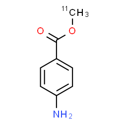ChemSpider 2D Image | (~11~C)Methyl 4-aminobenzoate | C711CH9NO2