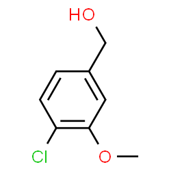 ChemSpider 2D Image | (4-Chloro-3-methoxyphenyl)methanol | C8H9ClO2